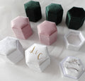 Personalized Velvet Ring Box