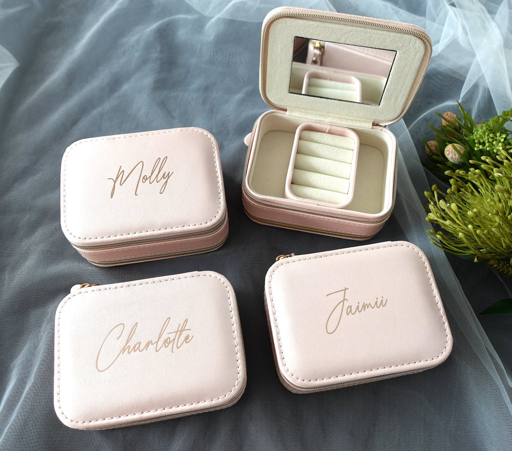 Personalised Jewelry Box With Mirror