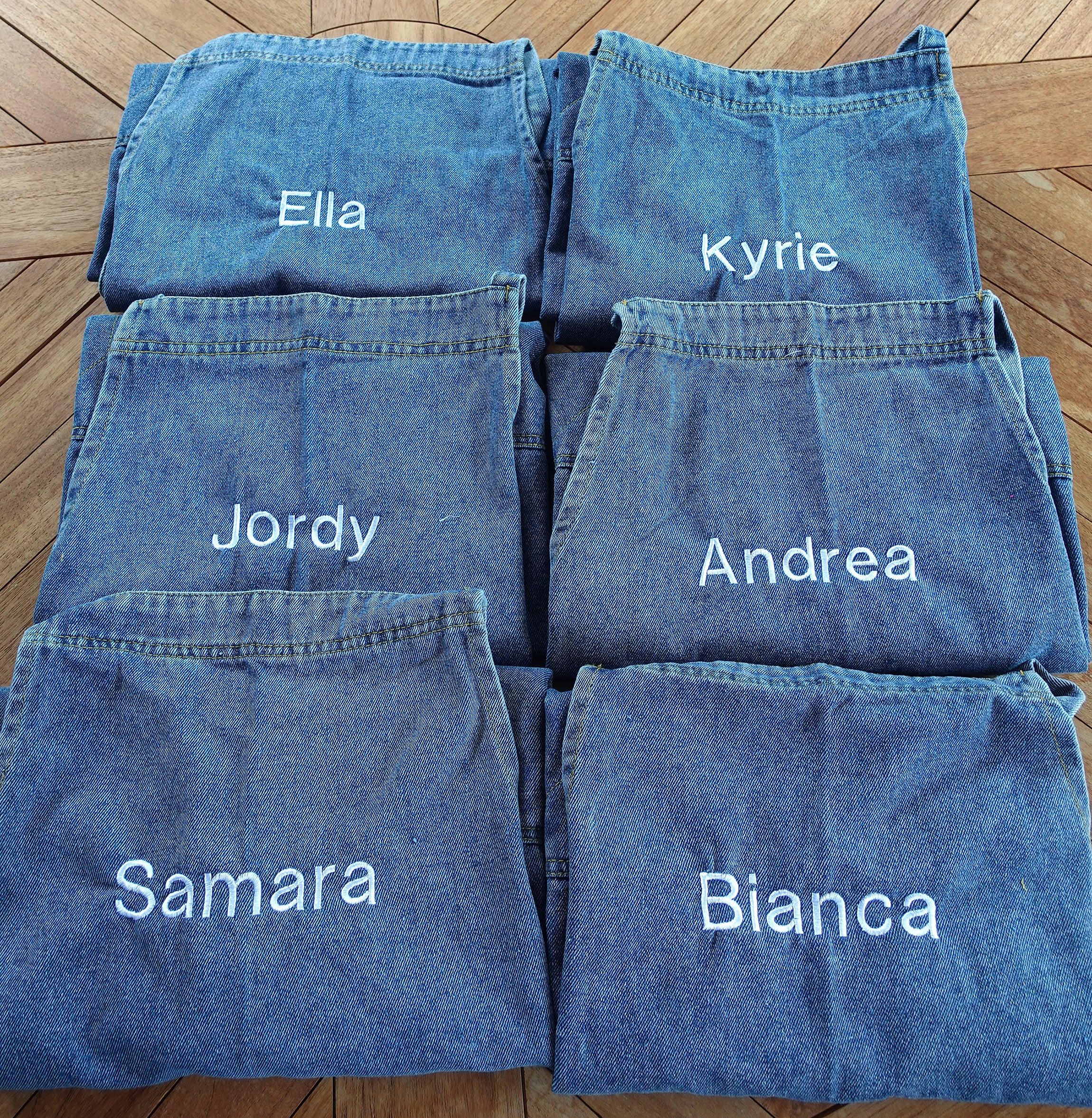 BeLettered. Custom Denim apron