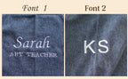 BeLettered. Custom Denim apron