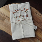 Personalized Embroidery Kitchen Tea Towel