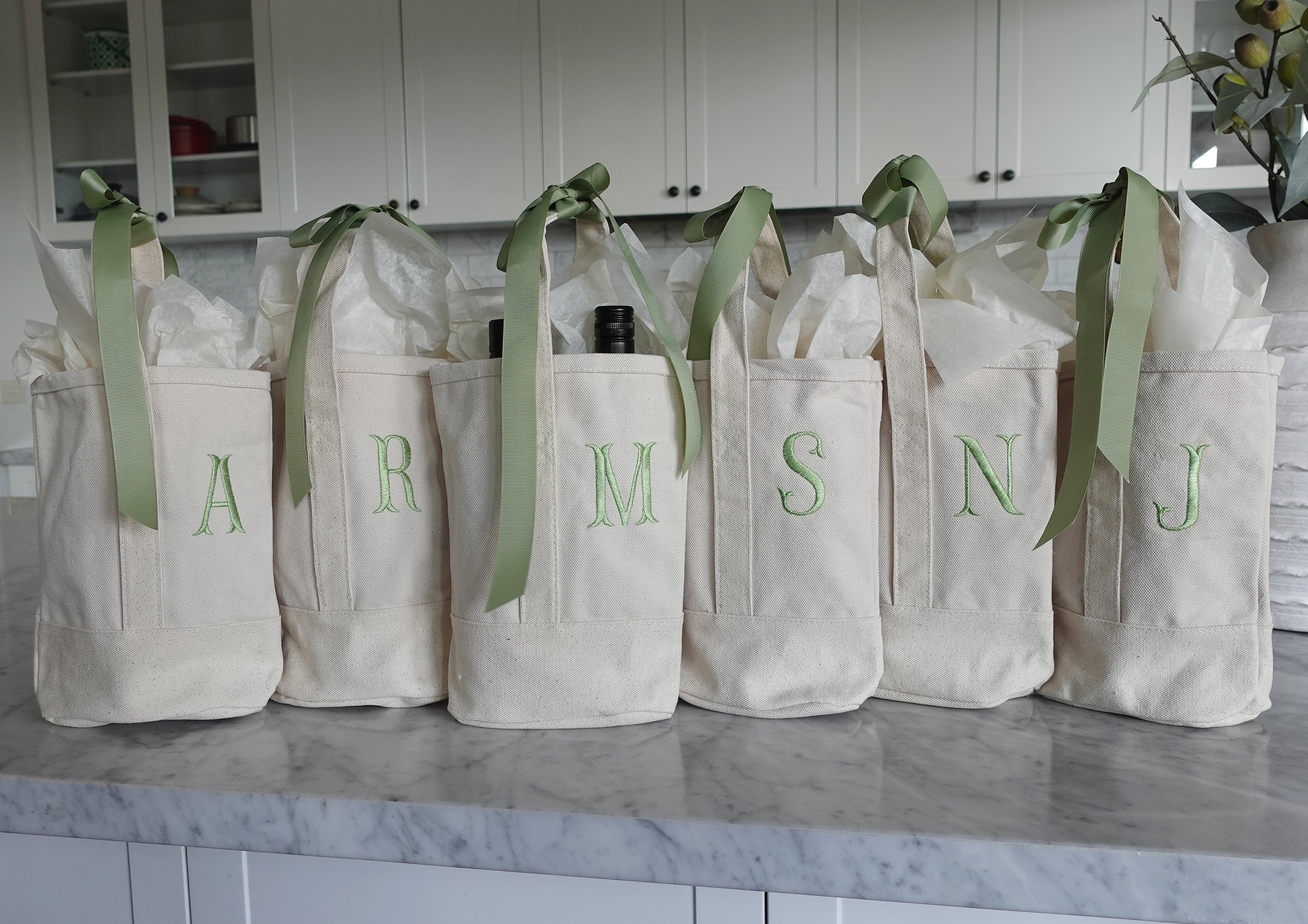 Tote + Tumbler Set, Personalized Wine Bag, Tote Bag