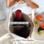Tote + Tumbler Set, Personalized Wine Bag, Tote Bag