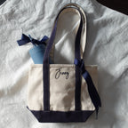 Personalized Mini Canvas Tote Bag, Shoulder Bag