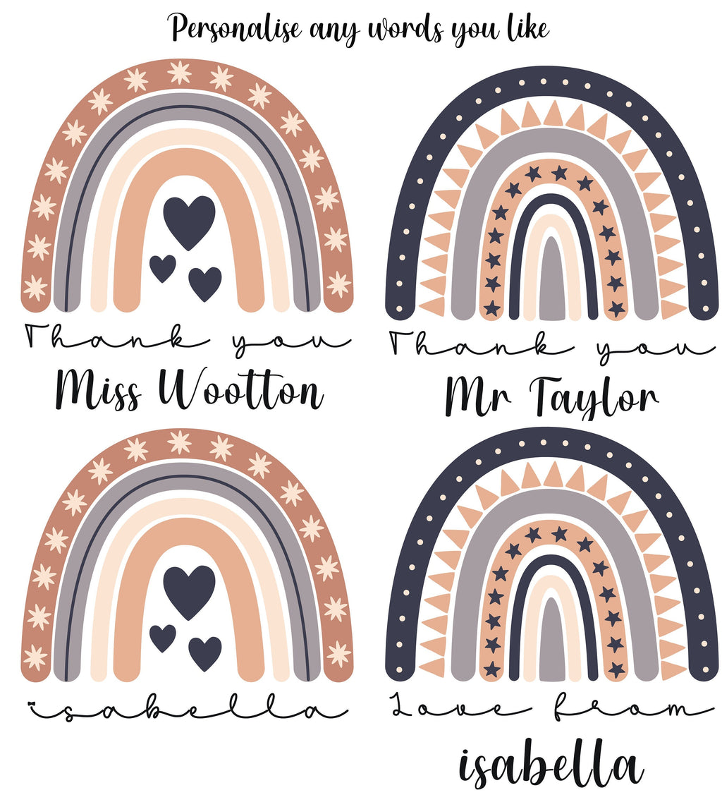 BeLettered. Personalised Teacher gift, Custom Cotton Tote Bag