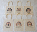 BeLettered. Personalised Teacher gift, Custom Cotton Tote Bag