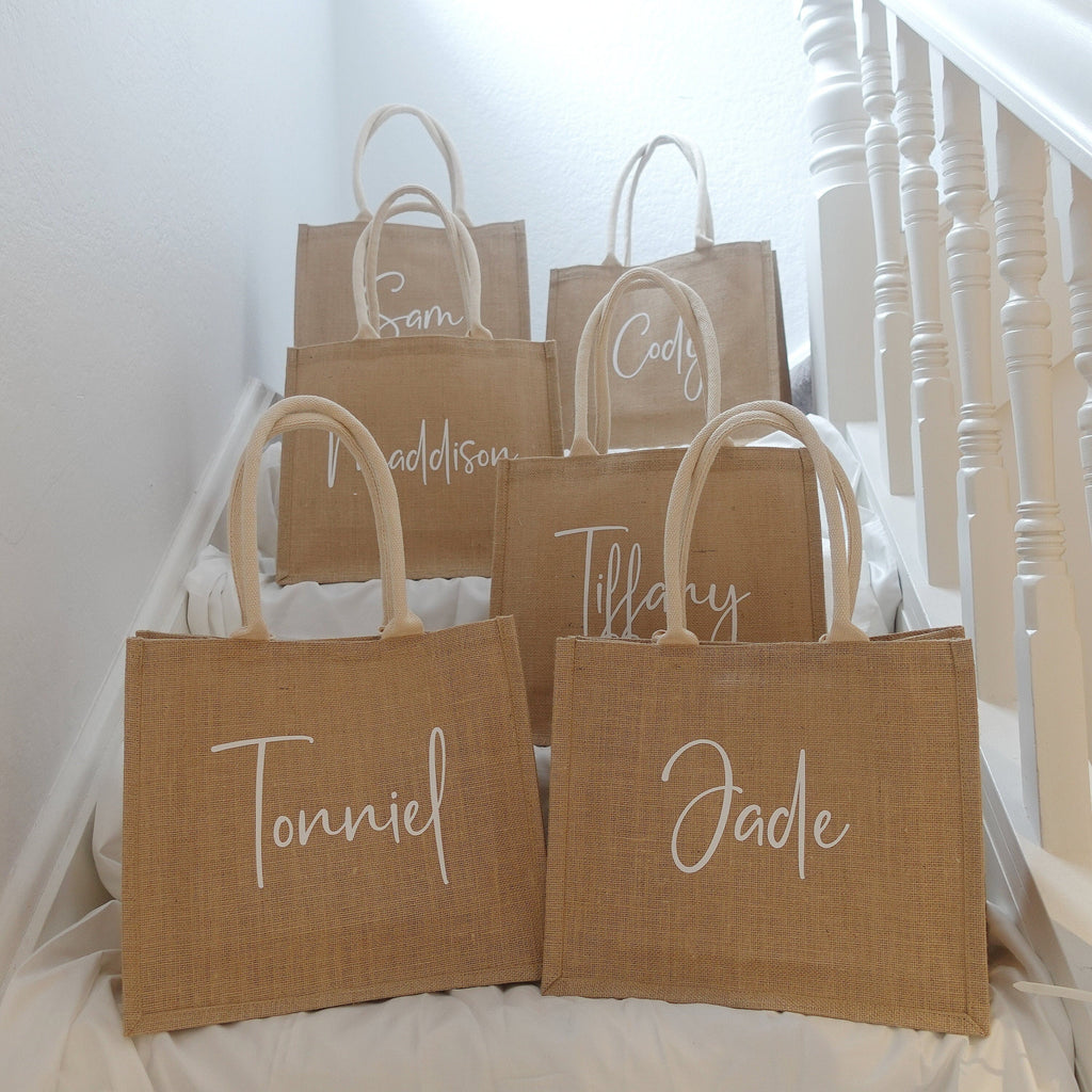 BeLettered. Personalized Jute  Bag