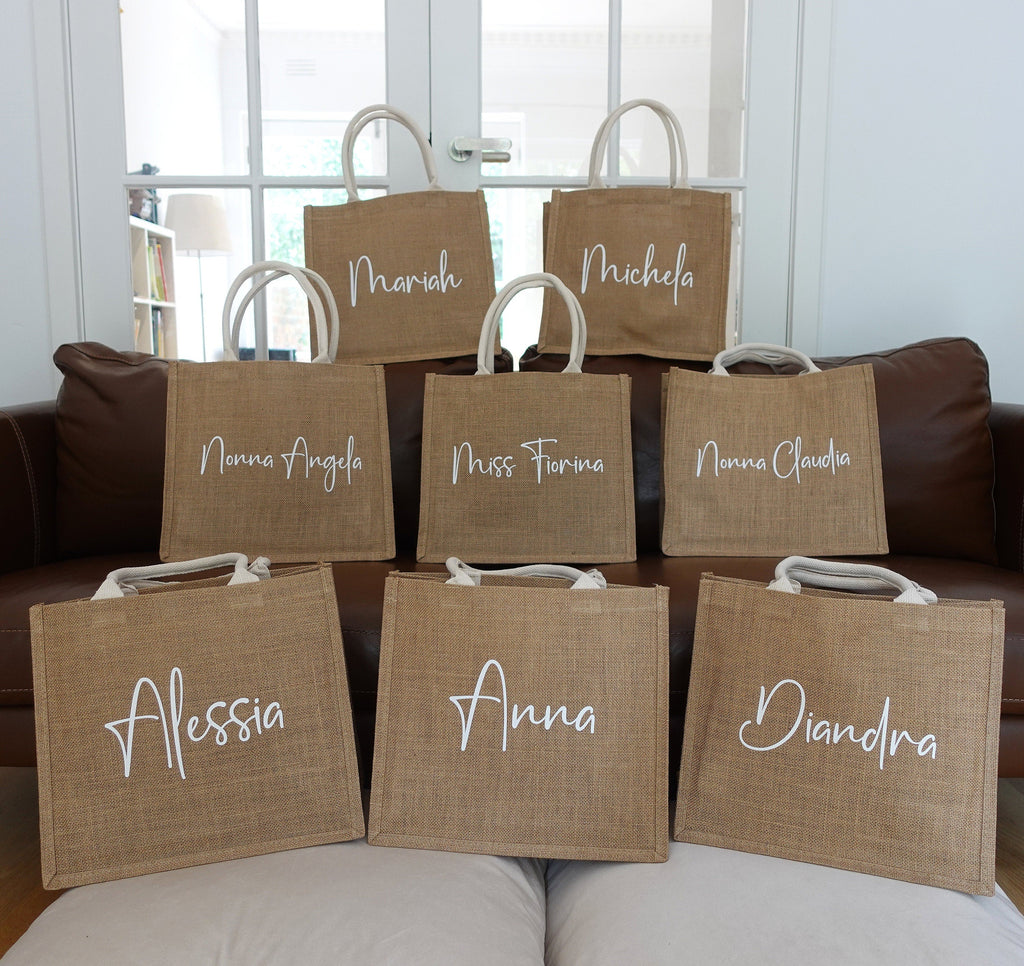 BeLettered. Personalized Jute  Bag