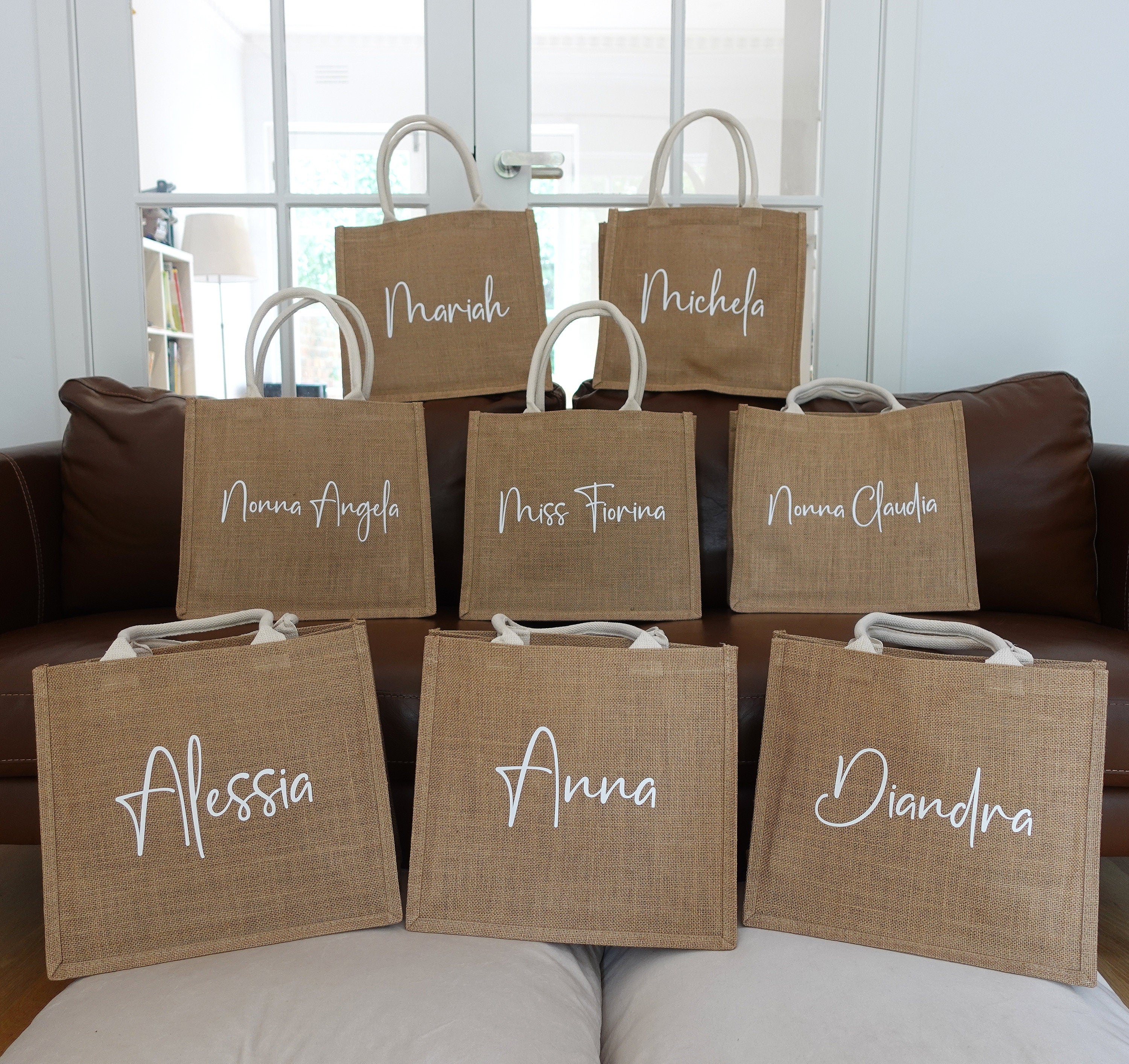 BeLettered. Personalized Jute  Bag