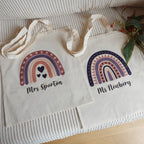BeLettered. Personalised Teacher gift, Custom Cotton Tote Bag
