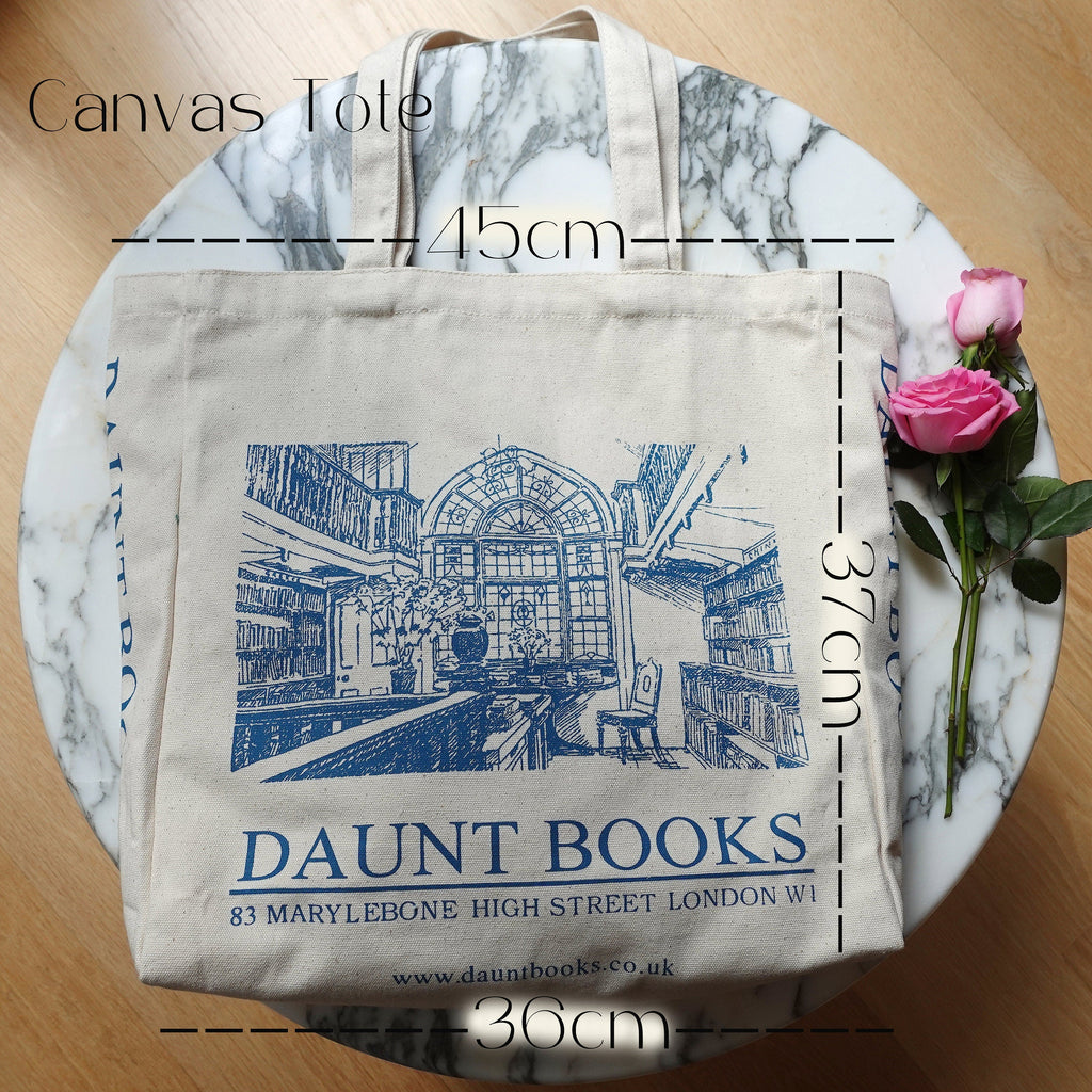 Books Canvas Tote Bag, Book Lover Library Bag