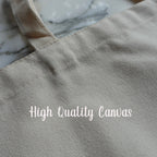 Plain  canvas tote bag with base