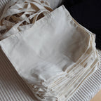Plain  canvas tote bag with base