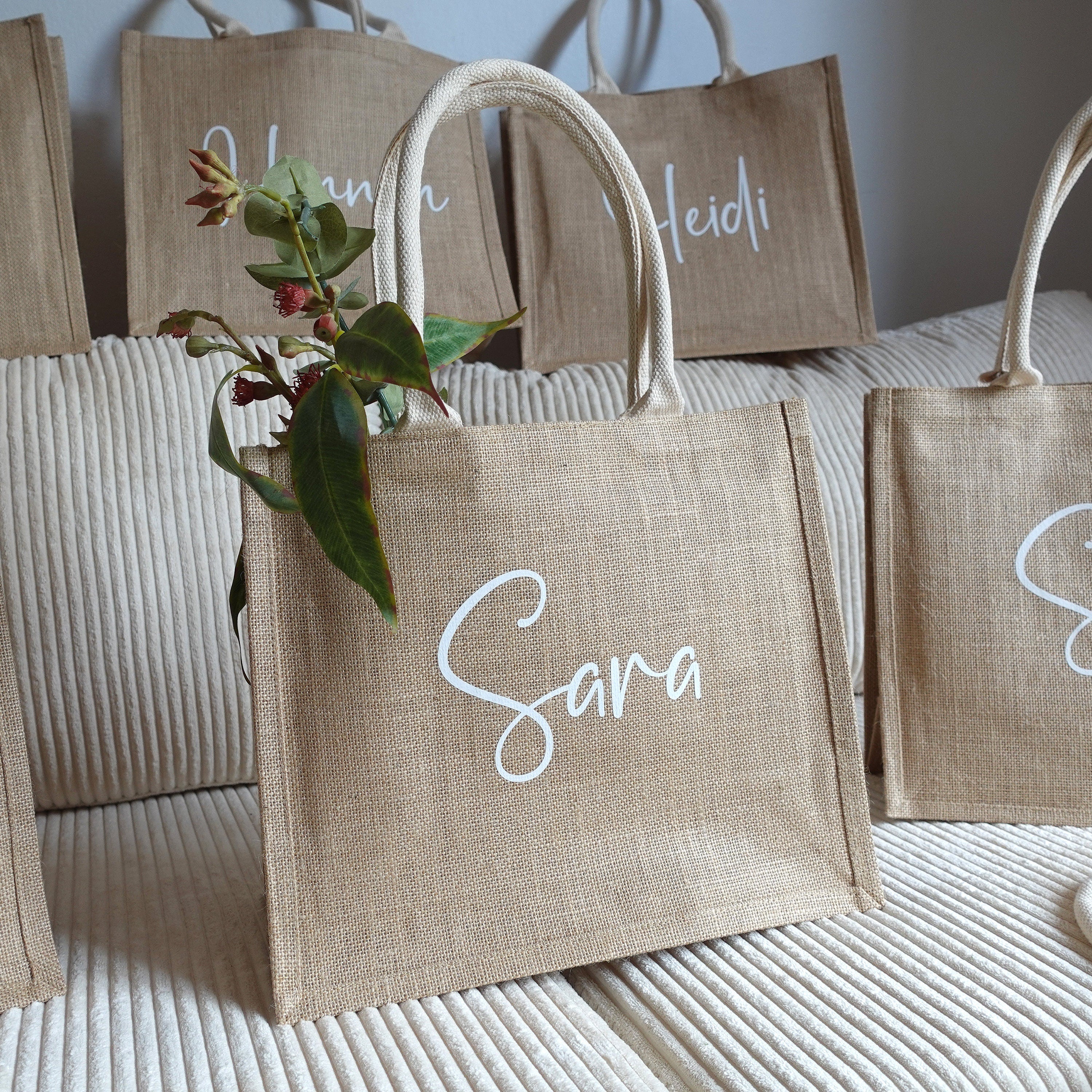 BeLettered. Personalized Jute  Bag