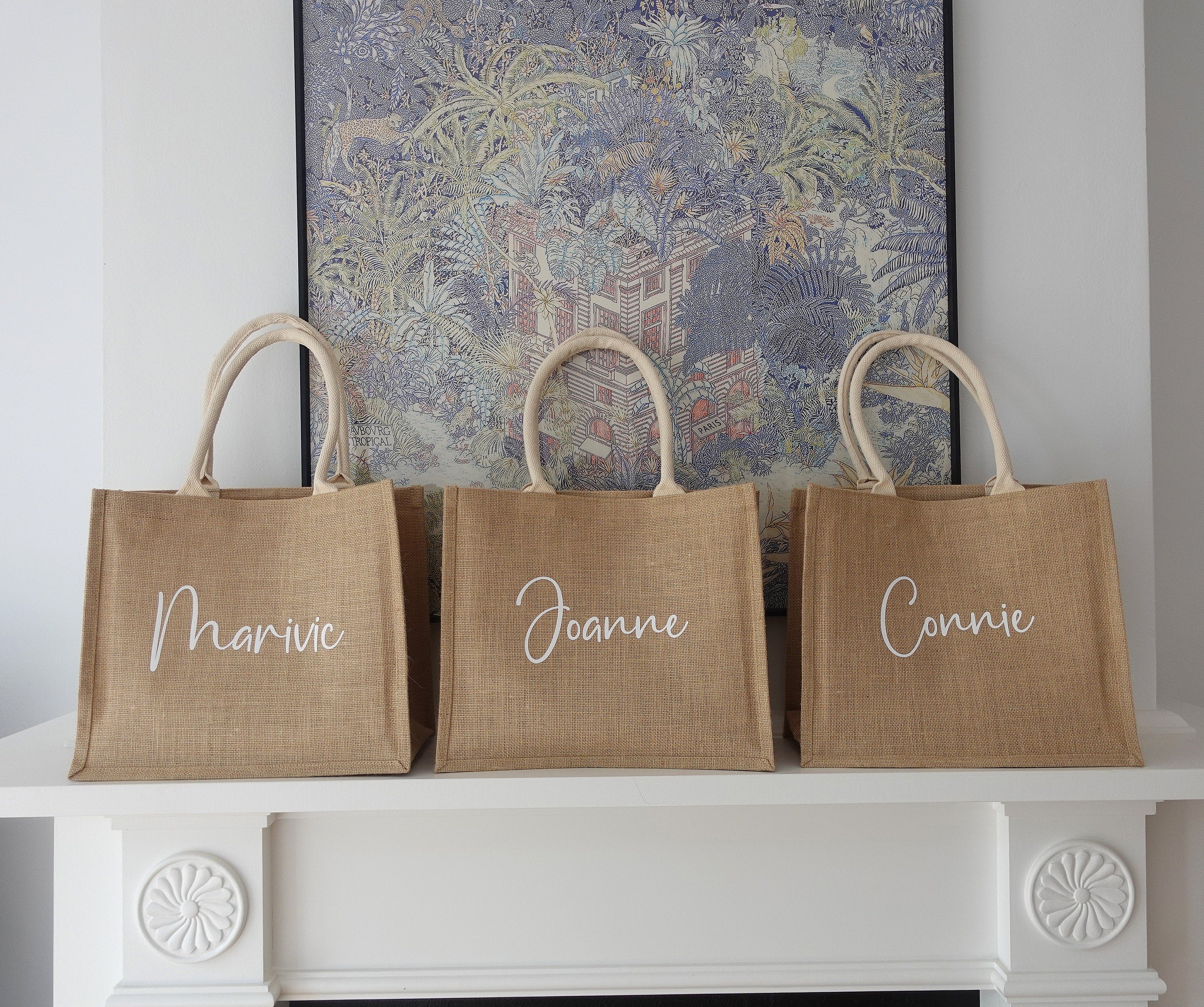 BeLettered. Personalized Jute  Bag