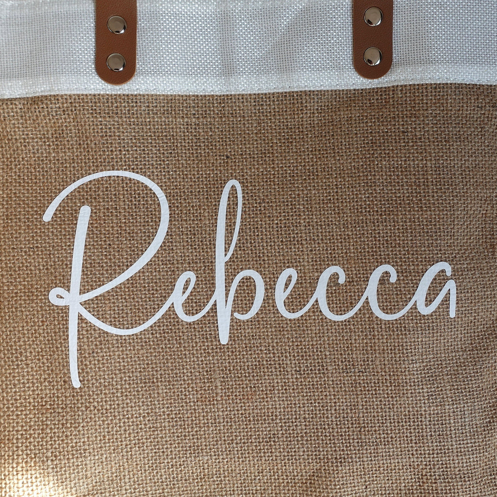 BeLettered. Personalized Jute Bag