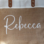 BeLettered. Personalized Jute Bag