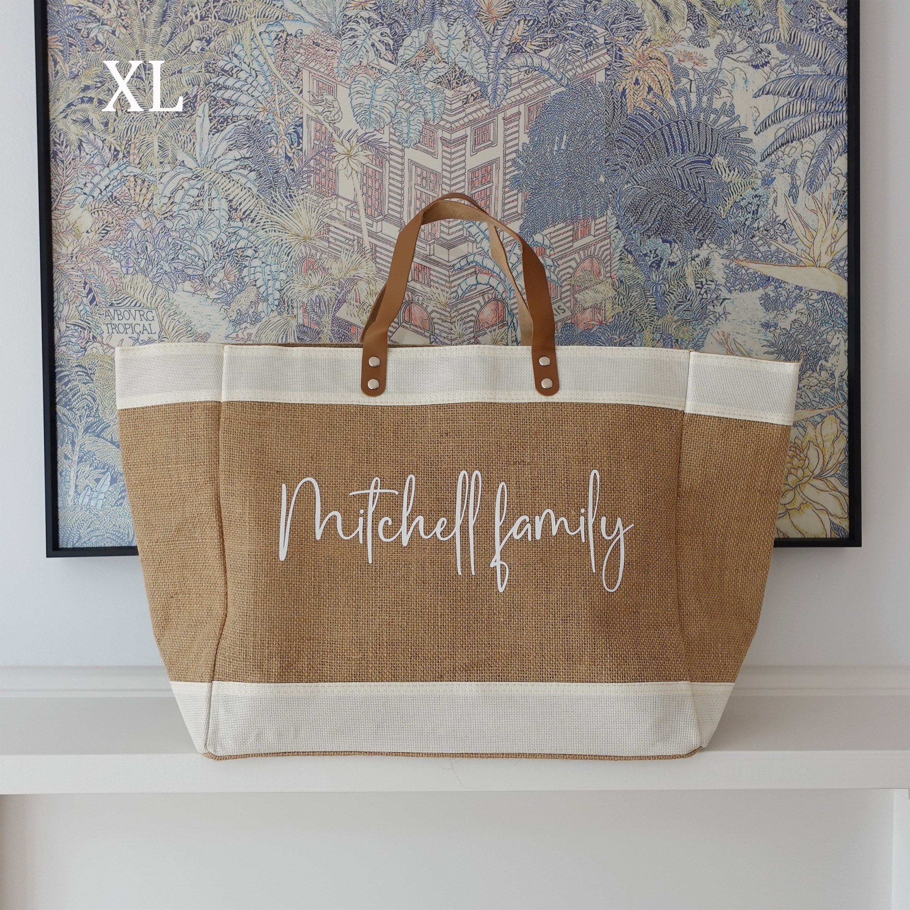 BeLettered. Personalized Jute Bag