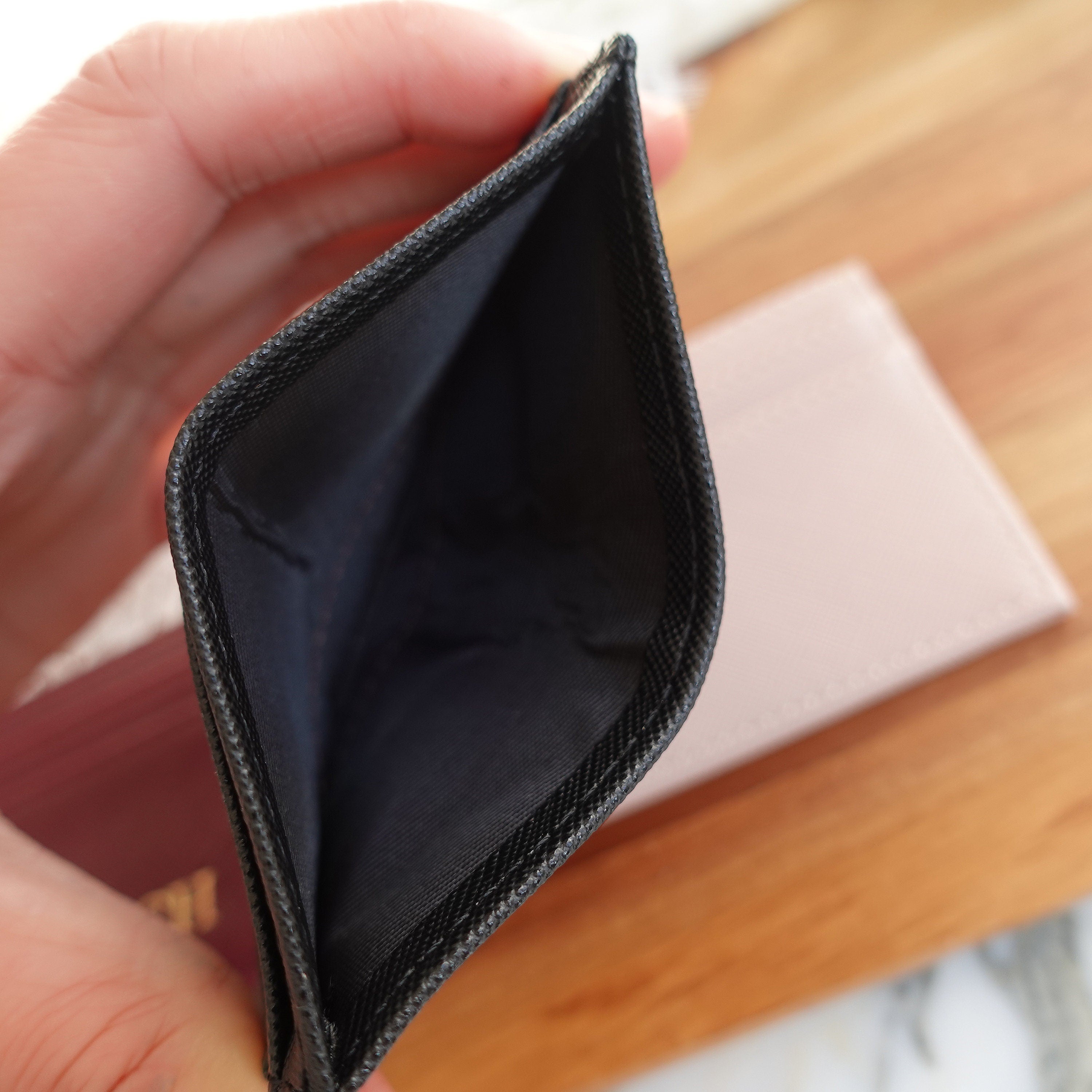 BeLettered. Personalised Leather Card Holder, Purse