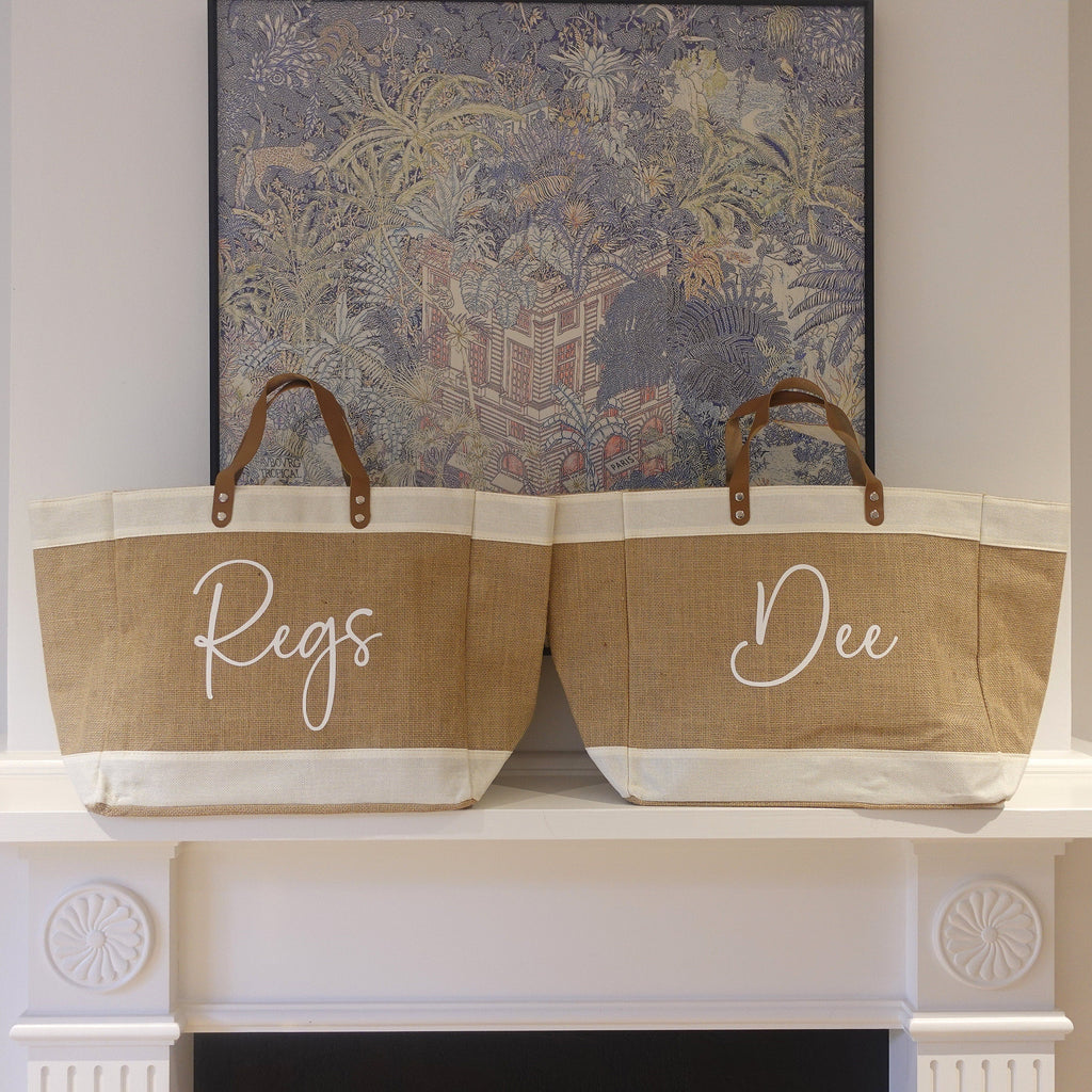 BeLettered. Personalized Jute Bag