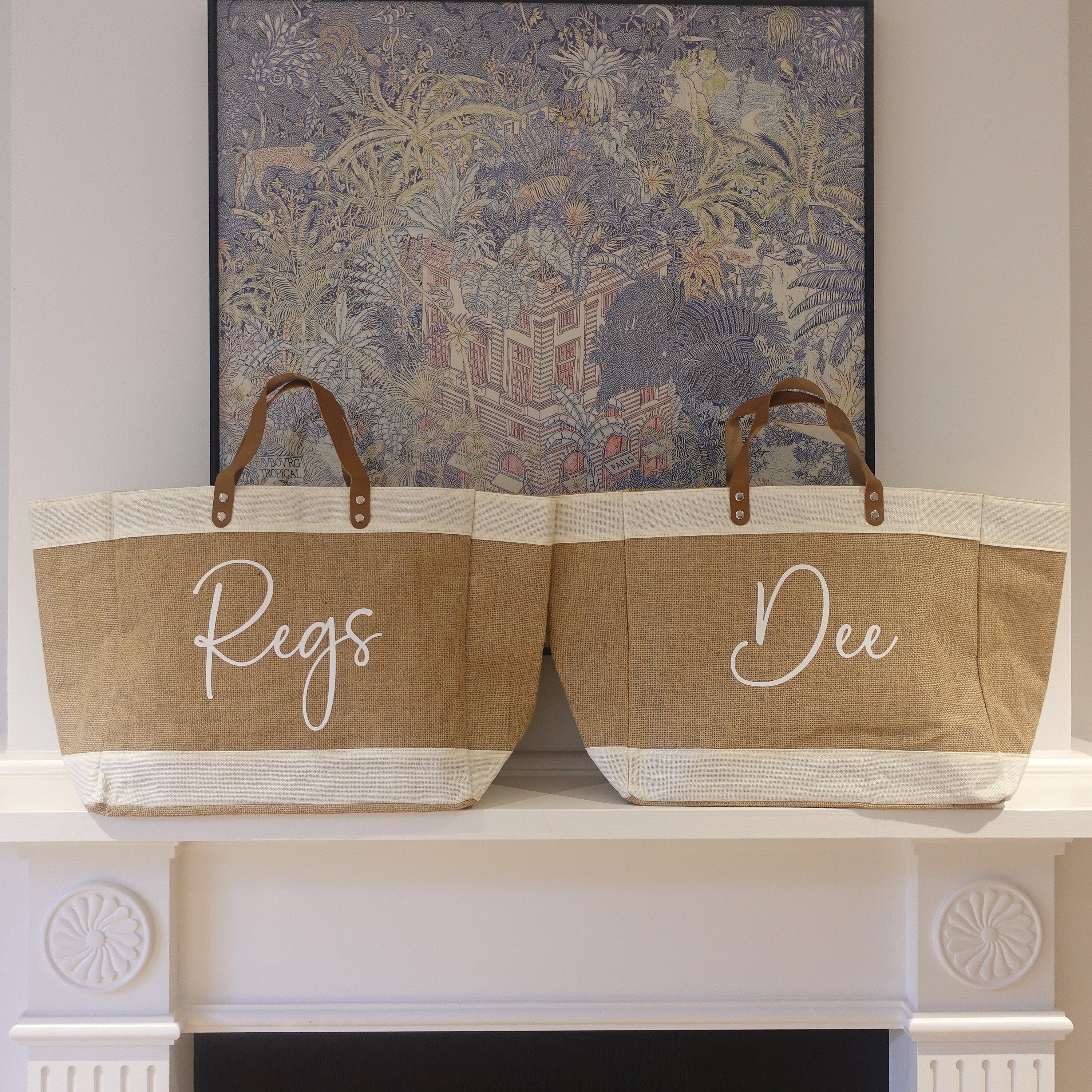 BeLettered. Personalized Jute Bag