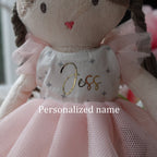 Personalised Flower Girl Proposal Doll, Girl's Name Gift