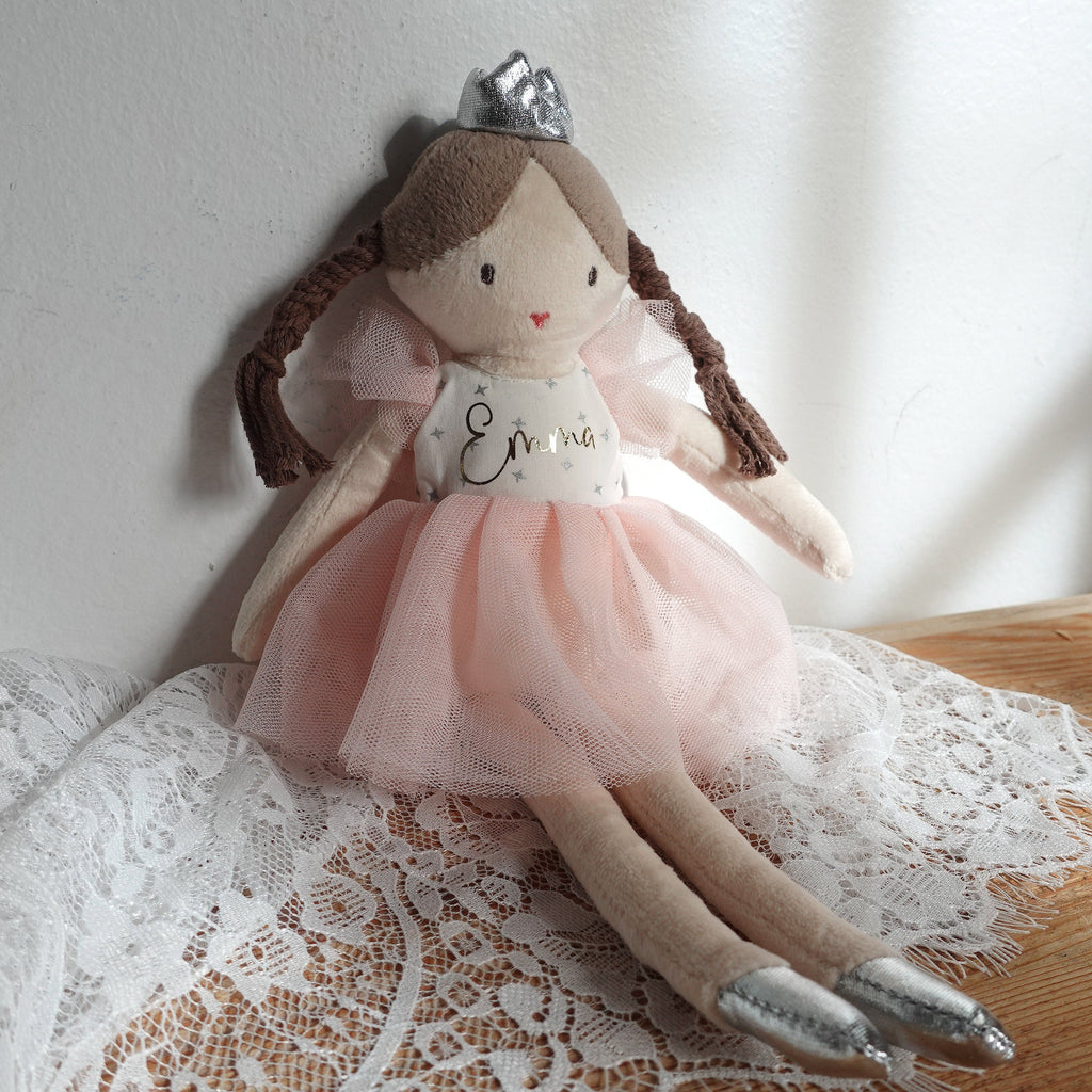 Personalised Flower Girl Proposal Doll, Girl's Name Gift