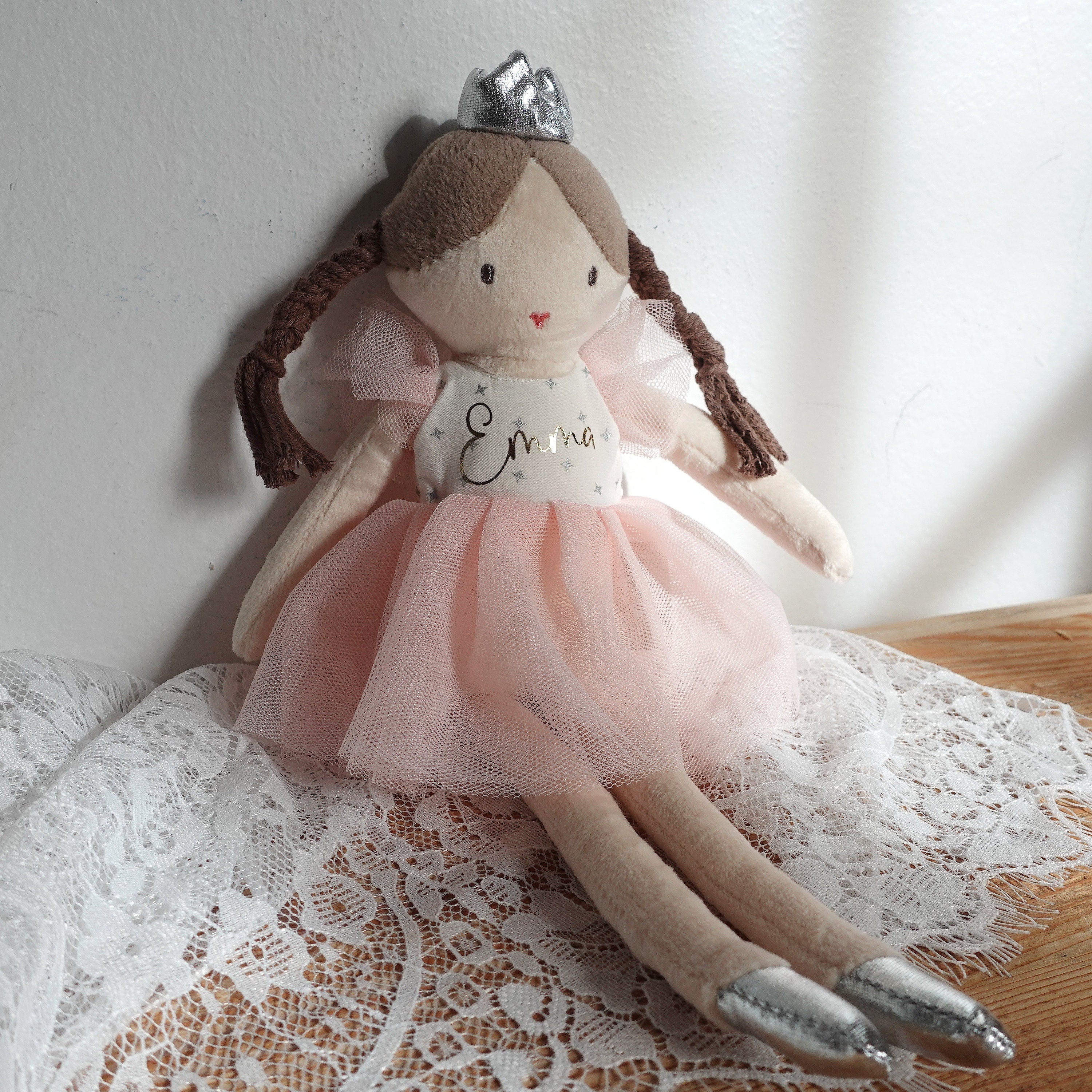 Personalised Flower Girl Proposal Doll, Girl's Name Gift