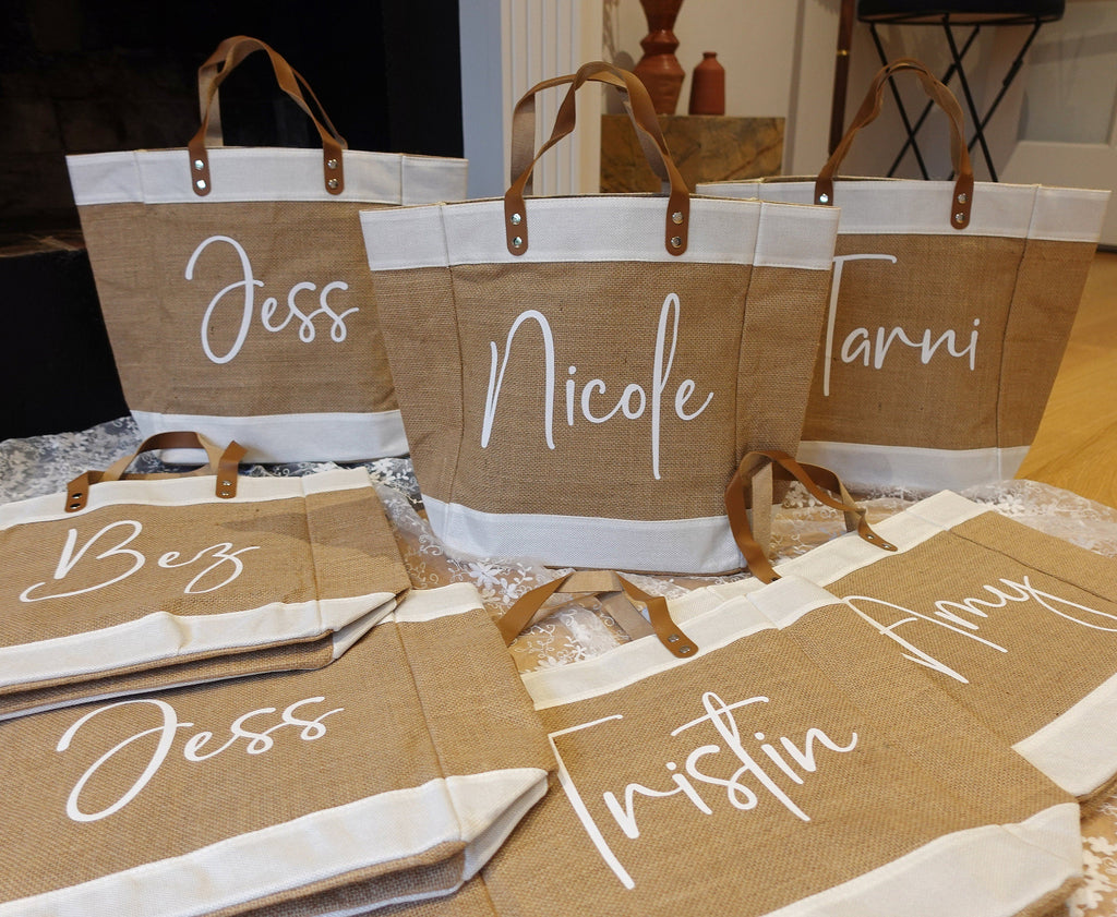 BeLettered. Personalized Jute Bag