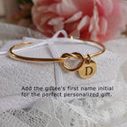 Personalized Tie the Knot  Bracelet