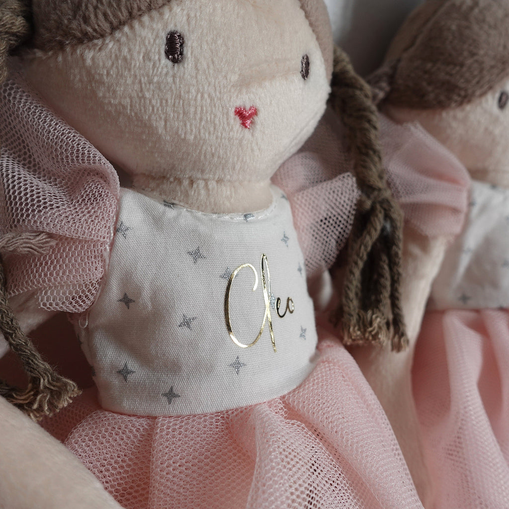 Personalised Flower Girl Proposal Doll, Girl's Name Gift