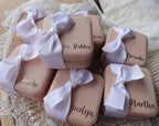Personalized Jewelry Boxes, Initials with Bow
