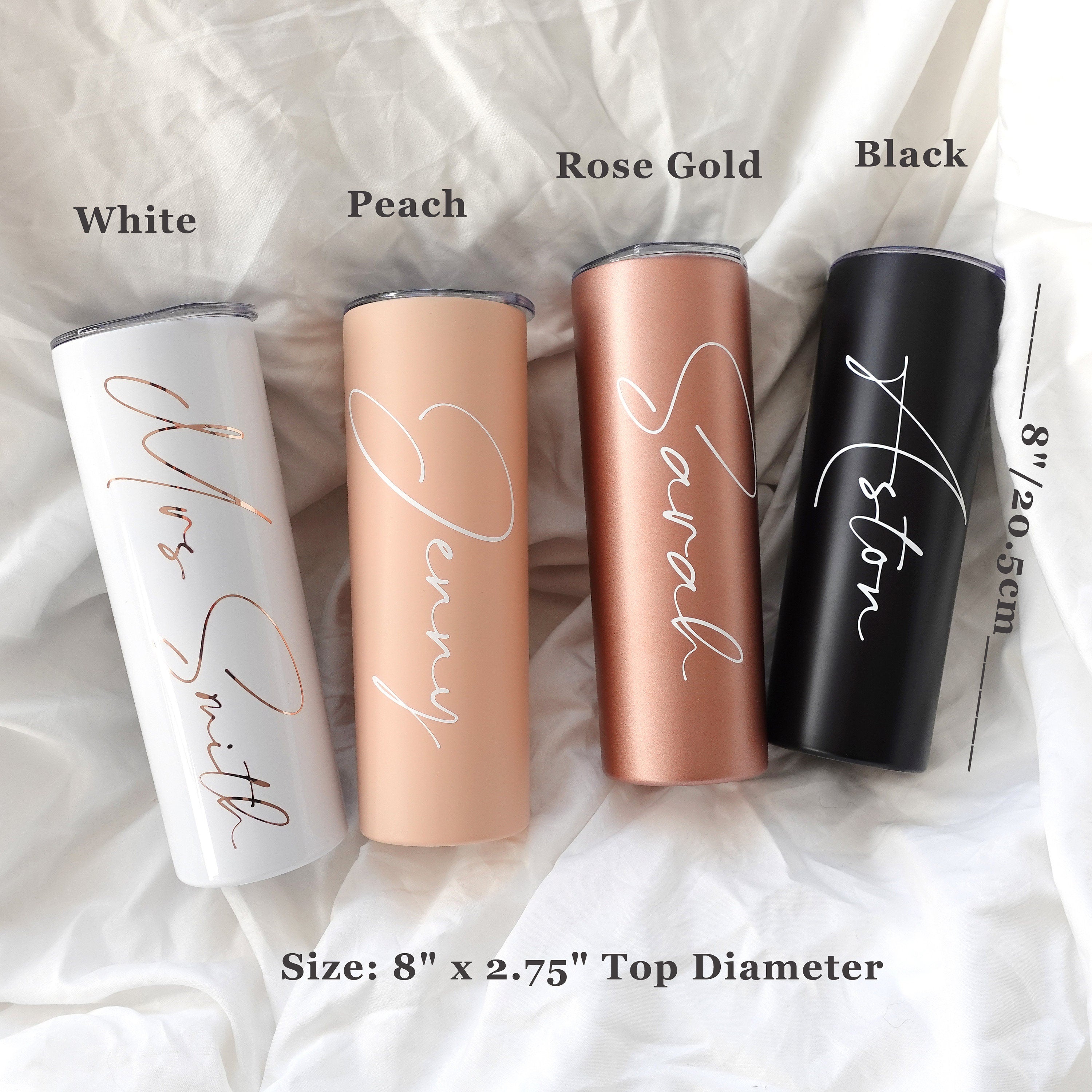 20oz Personalised Skinny Tumbler, Water Bottle