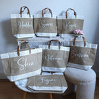 BeLettered. Personalized Jute Bag