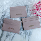 BeLettered. Personalised Leather Card Holder, Purse