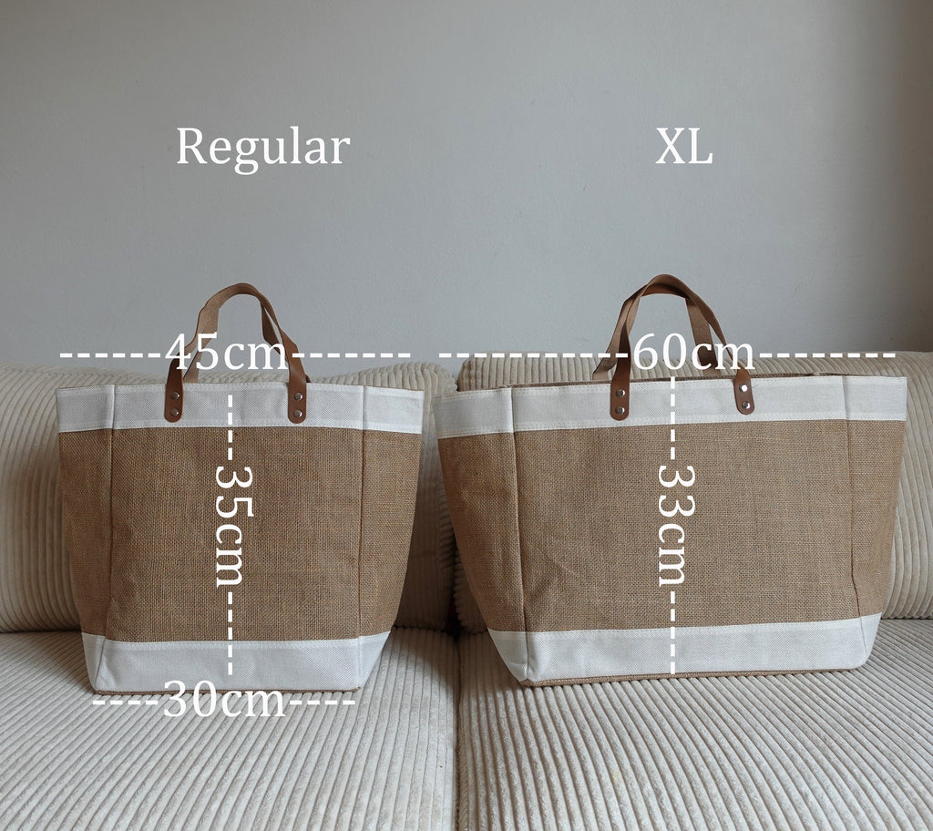 BeLettered. Personalized Jute Bag
