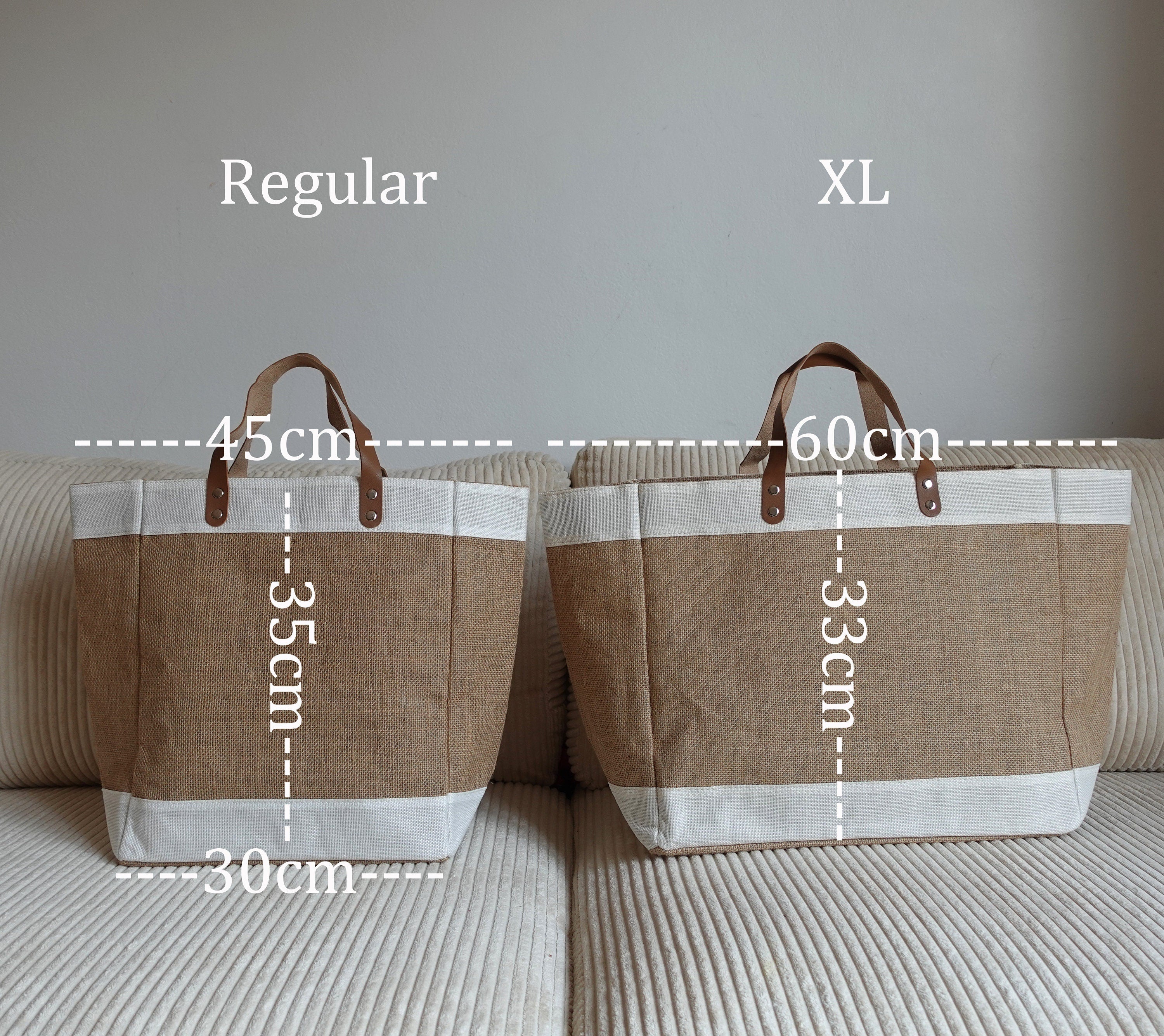 BeLettered. Personalized Jute Bag