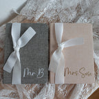 Personalized Fabric  Journal, 5"x7" Notebook