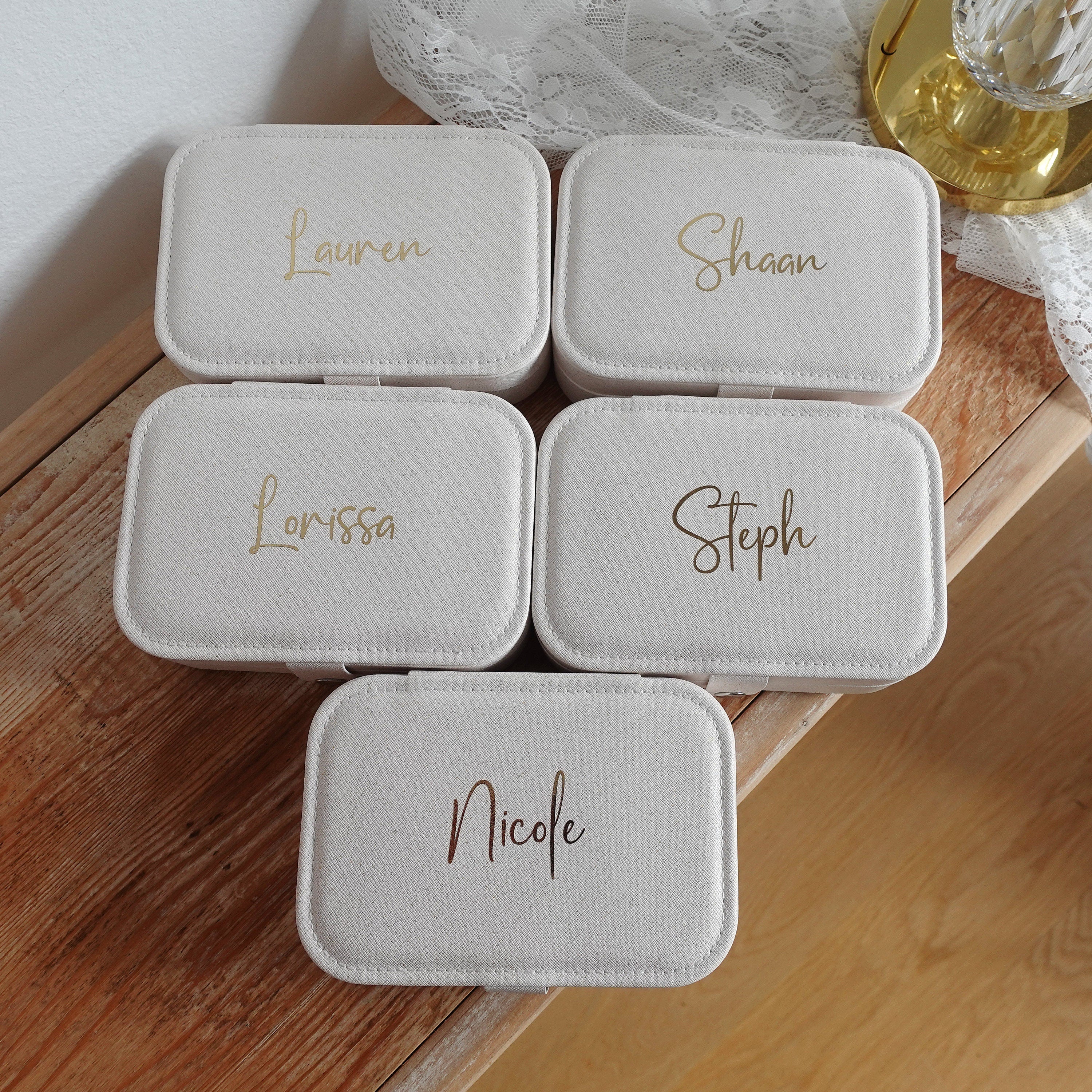Personalized Jewelry Boxes