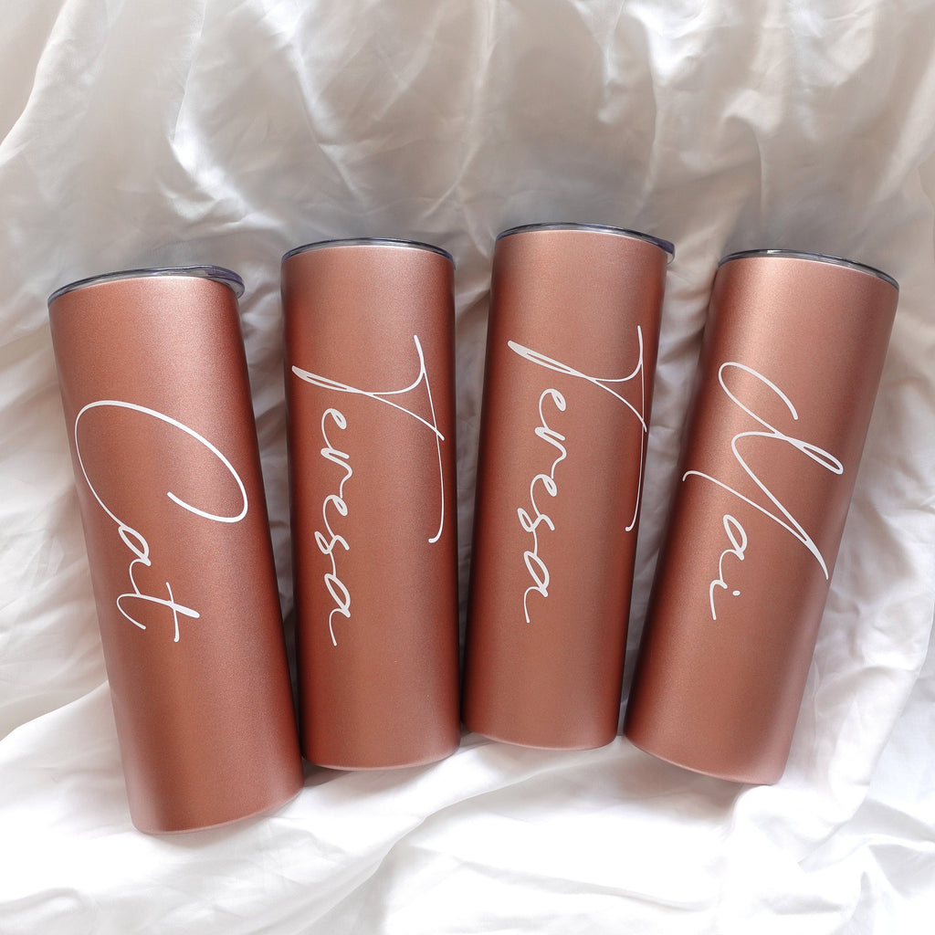 20oz Personalised Skinny Tumbler, Water Bottle