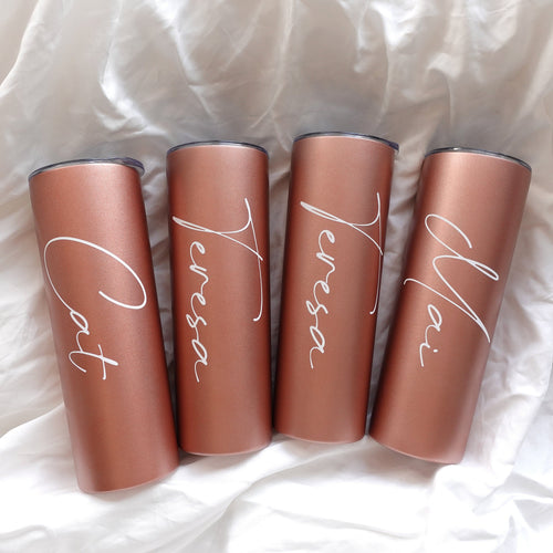 20oz Personalised Skinny Tumbler, Water Bottle