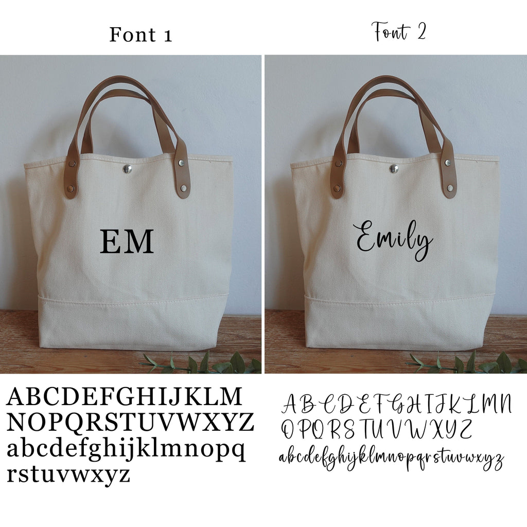 BeLettered. Personalized Canvas Crossbody Bag