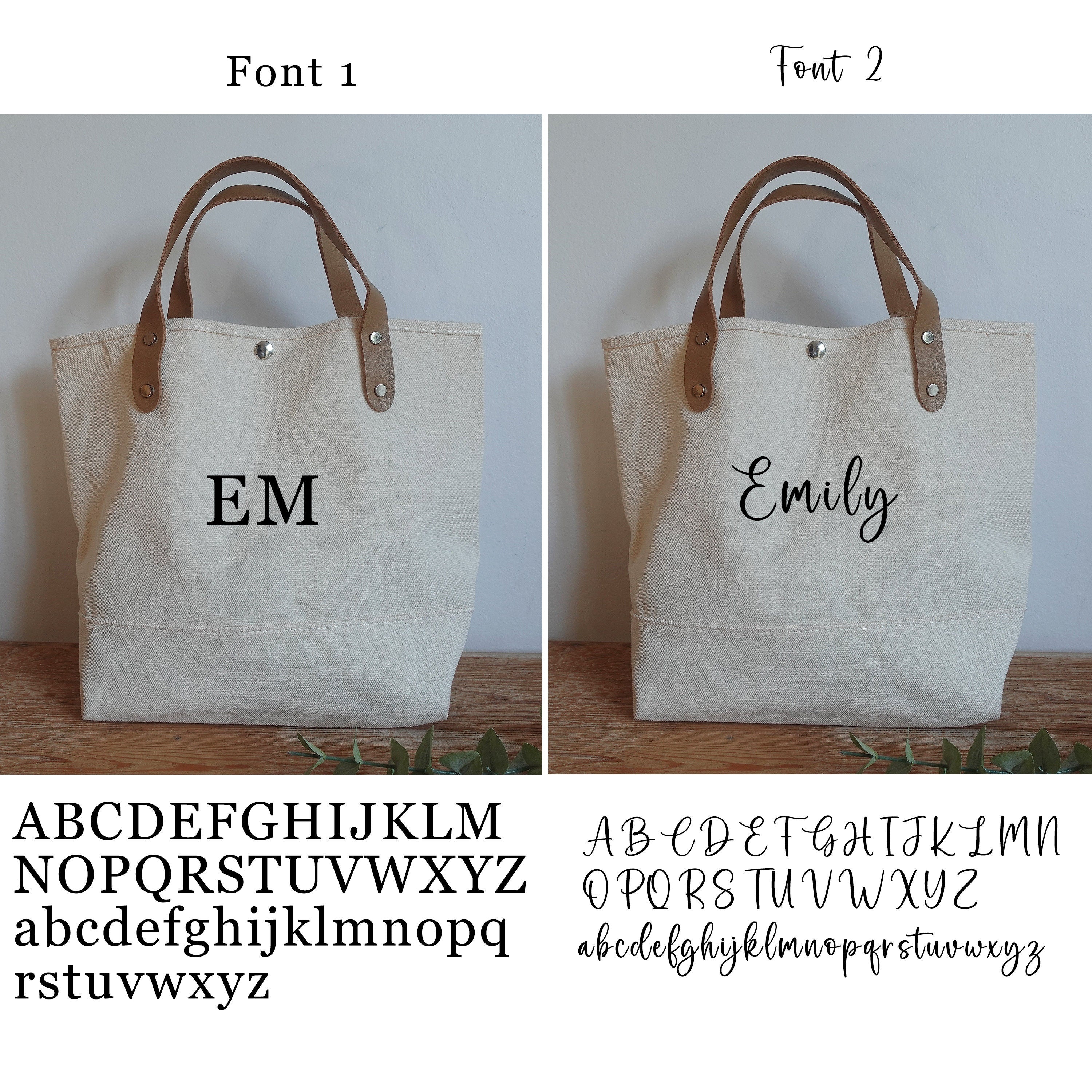 BeLettered. Personalized Canvas Crossbody Bag