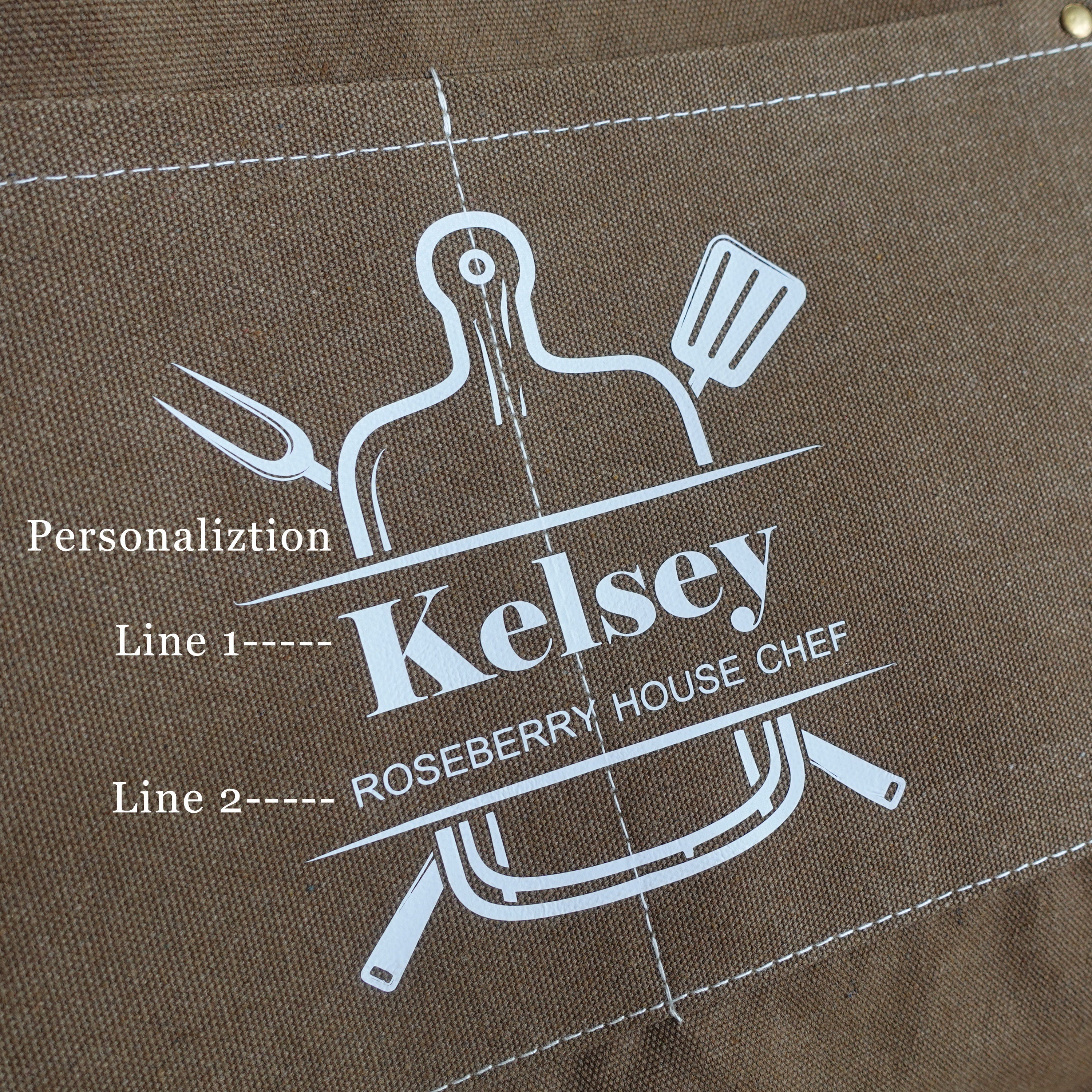 BeLettered. Personalized Grill Master Apron
