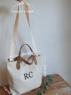 BeLettered. Personalized Canvas Crossbody Bag