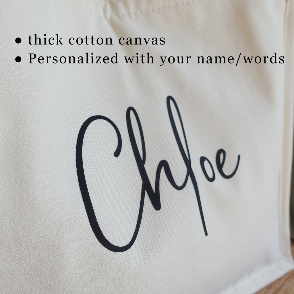 Personalised Tote Bag, A4 Bag, Canvas Bag