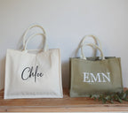 Personalised Tote Bag, A4 Bag, Canvas Bag
