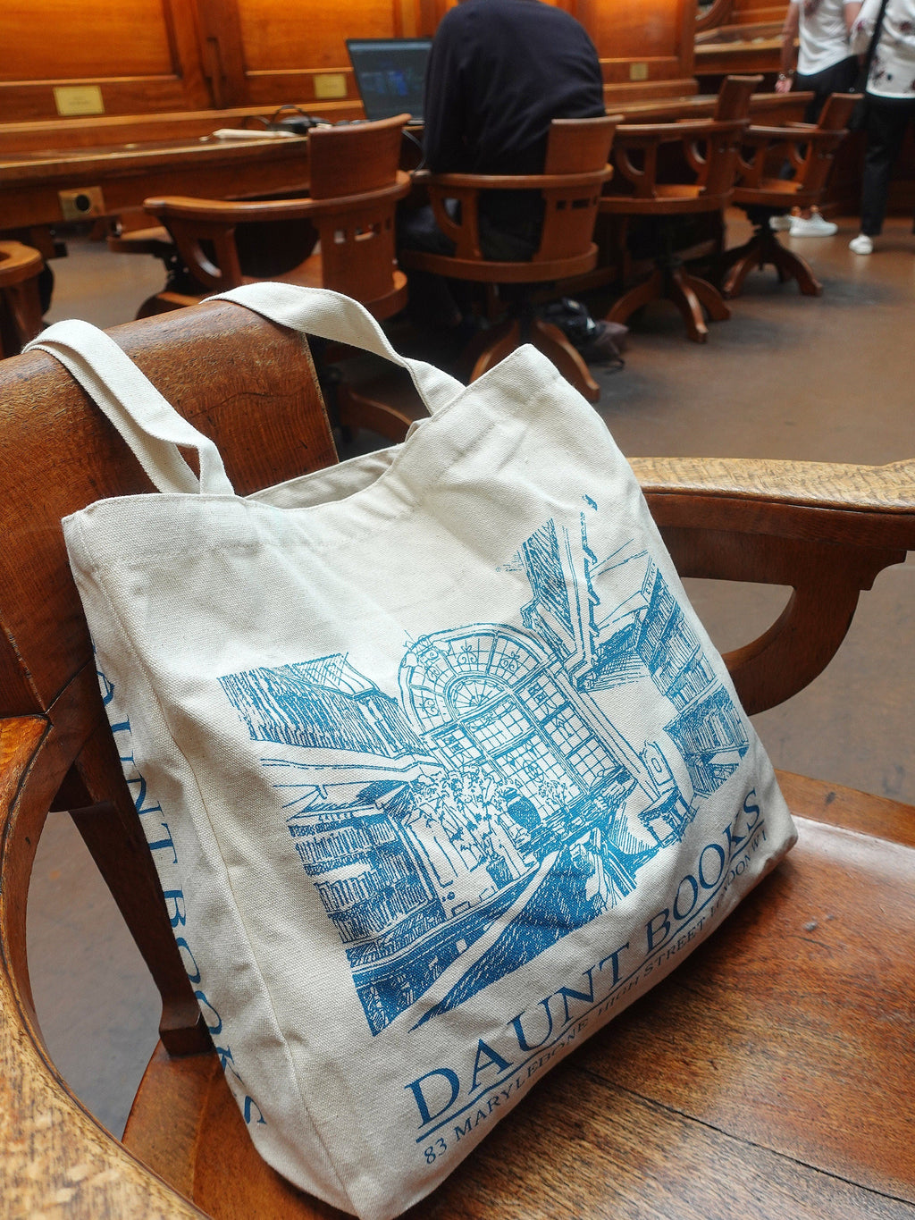 Books Canvas Tote Bag, Book Lover Library Bag