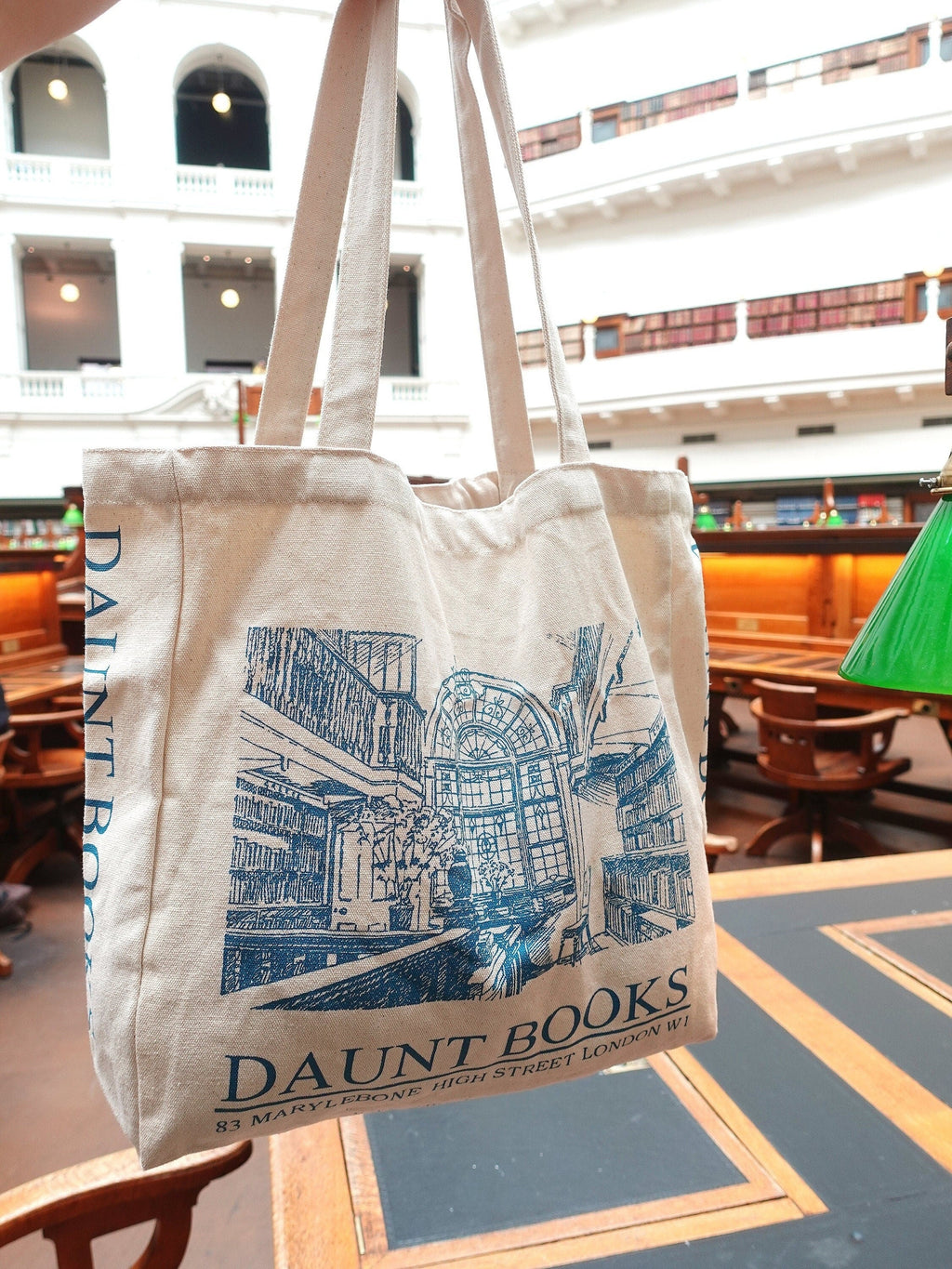 Books Canvas Tote Bag, Book Lover Library Bag