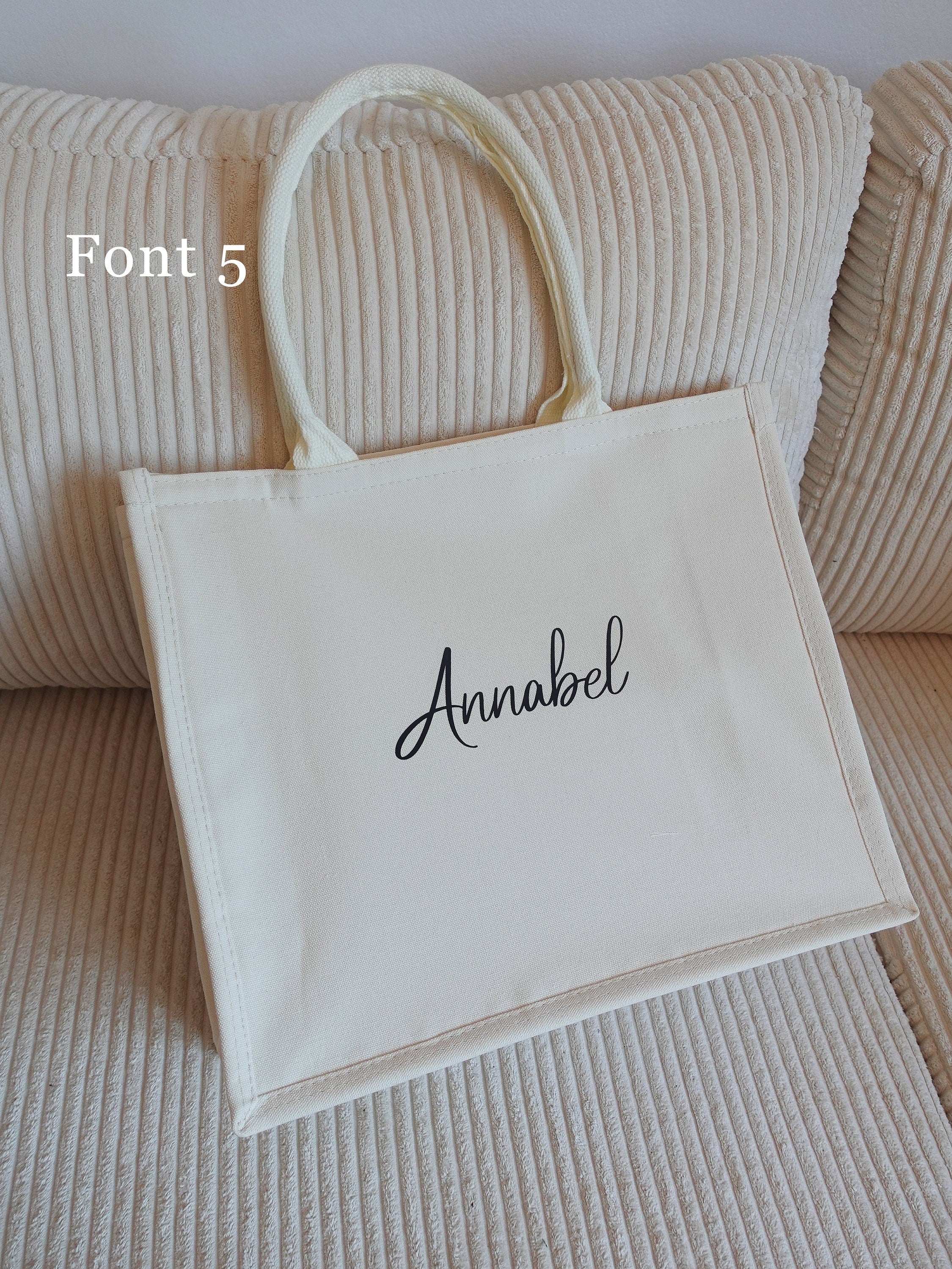 Personalised Tote Bag, A4 Bag, Canvas Bag